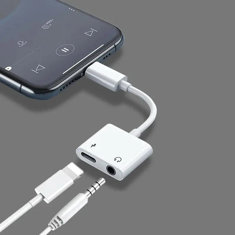 Adaptador tipo C - carregador e fone de ouvido