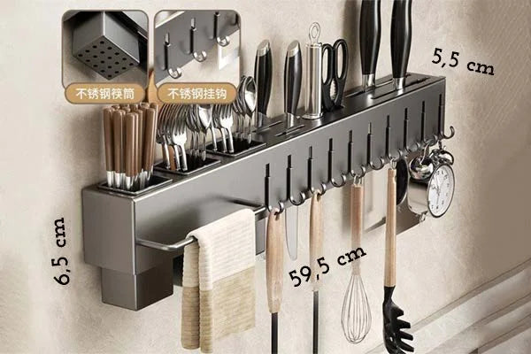 Organizer Wall Shelf Kitchen Storage 