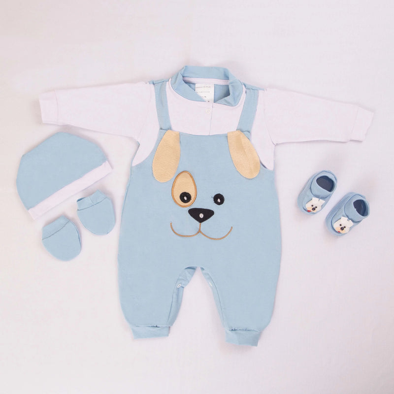 Baby Blue Dog Maternity Leave - Boy 