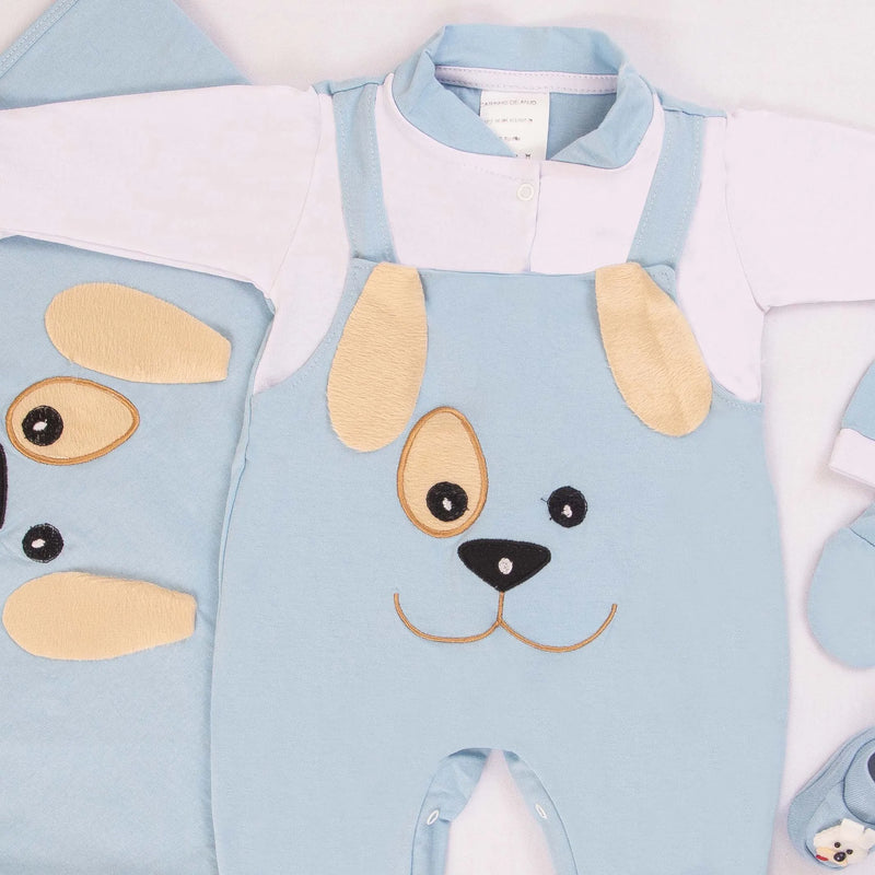 Baby Blue Dog Maternity Leave - Boy 