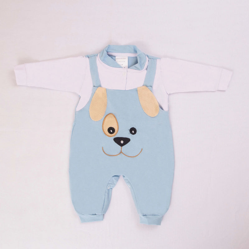 Baby Blue Dog Maternity Leave - Boy 