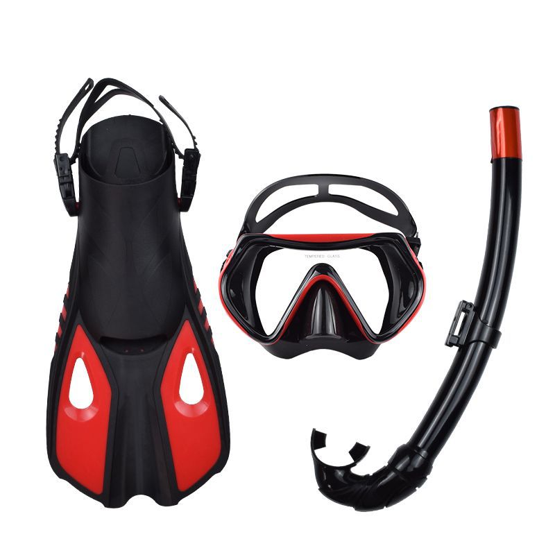 Kit para Mergulho Snorkel, Óculos e Nadadeira de mergulho especiais