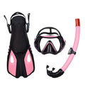 Kit para Mergulho Snorkel, Óculos e Nadadeira de mergulho especiais