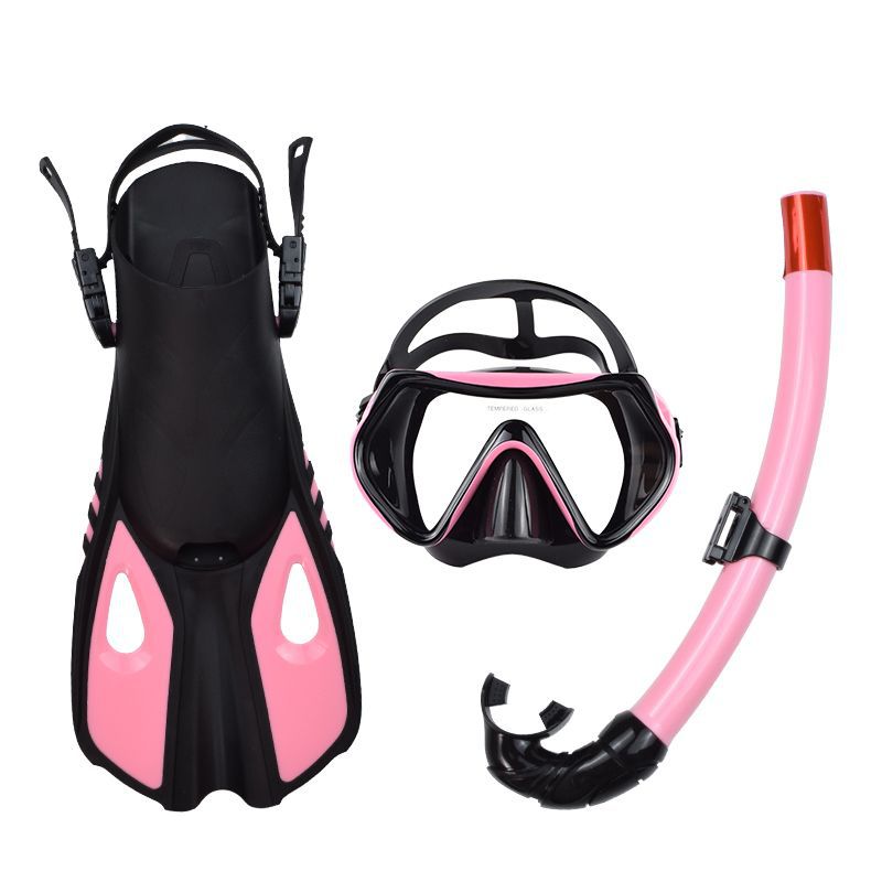 Kit para Mergulho Snorkel, Óculos e Nadadeira de mergulho especiais