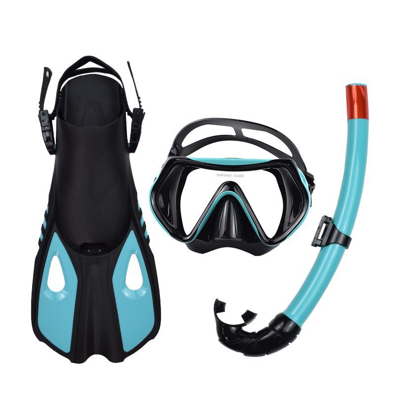 Kit para Mergulho Snorkel, Óculos e Nadadeira de mergulho especiais