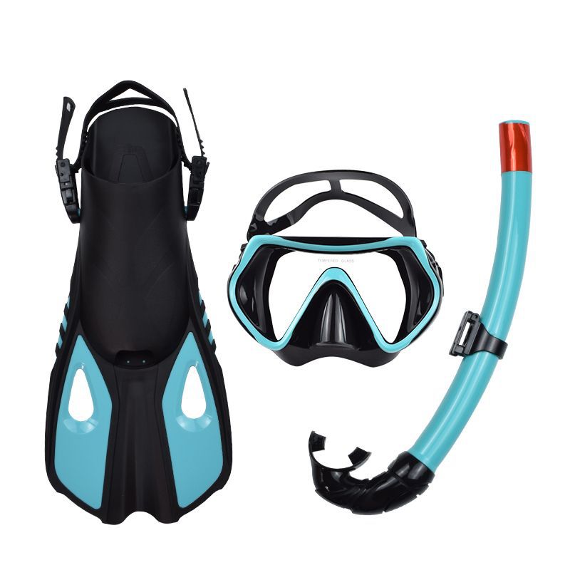 Kit para Mergulho Snorkel, Óculos e Nadadeira de mergulho especiais