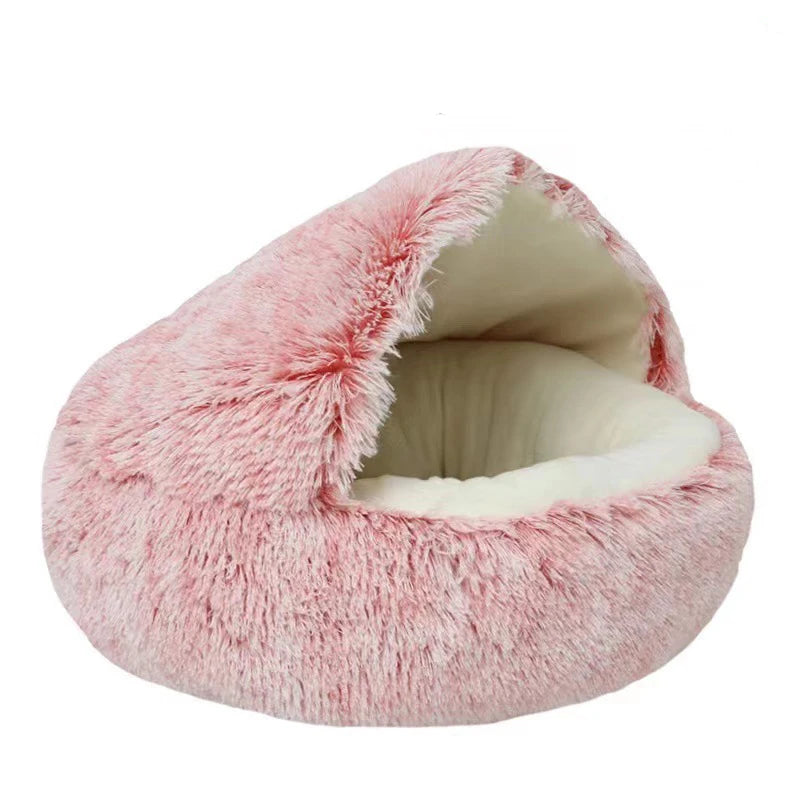 Cama para gato de pelúcia