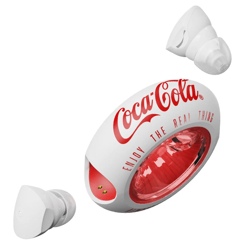 Fones de Ouvido Bluetooth Sem Fio Coca-Cola