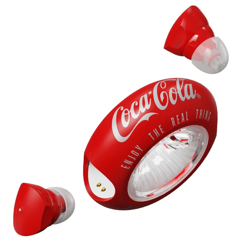 Fones de Ouvido Bluetooth Sem Fio Coca-Cola