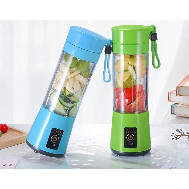 Mini Portable Handheld Blender USB Cable Portable 6 Blades 