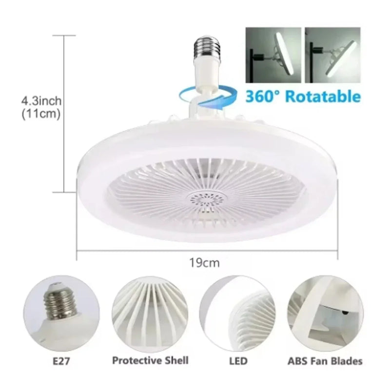 Ventilador de Teto com Luminária