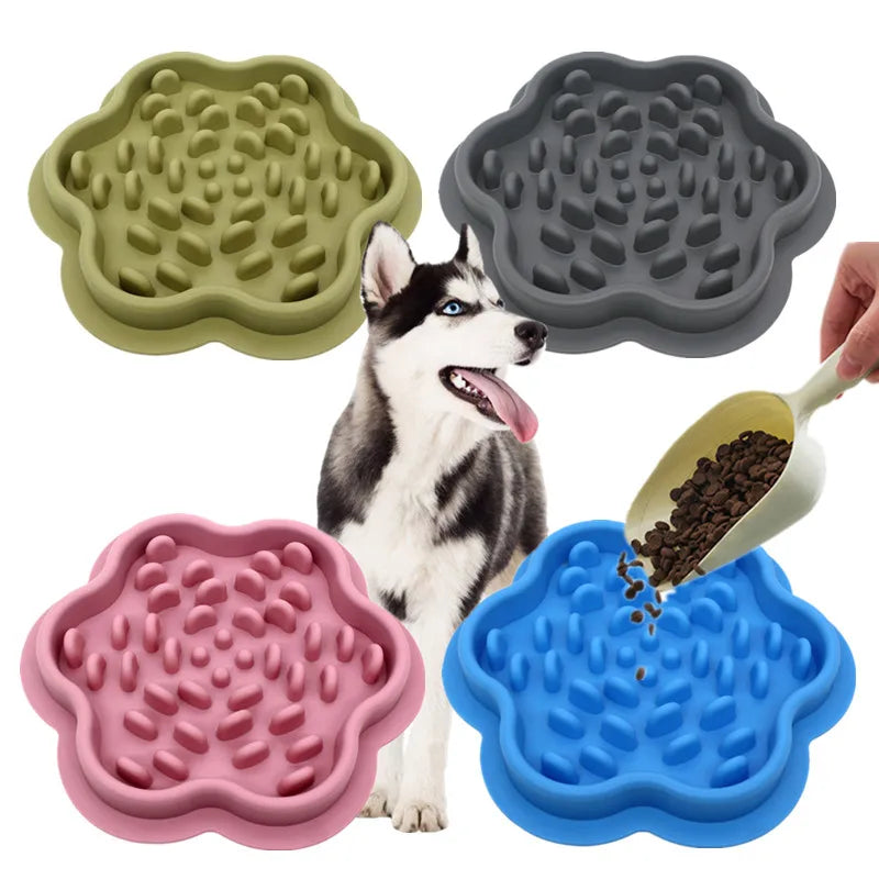 Tigela de silicone para animais de estimação