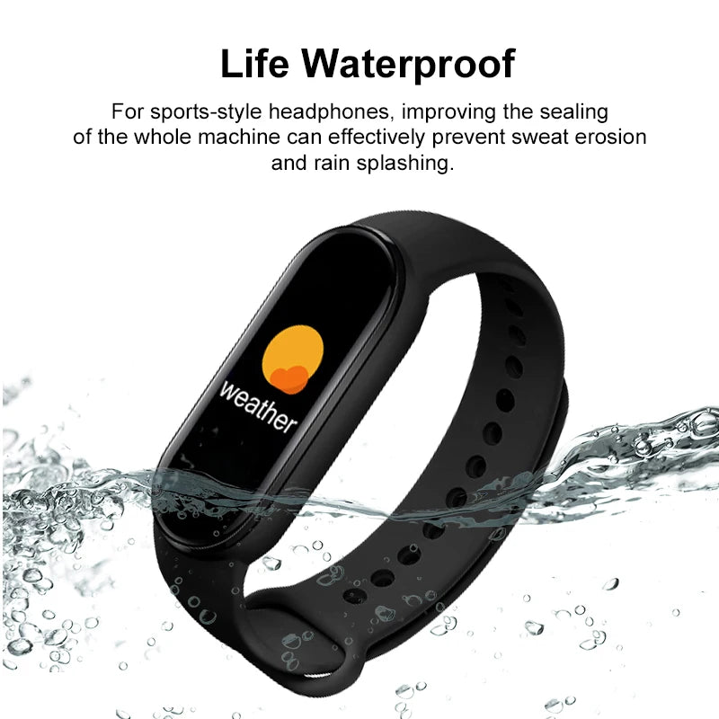 Smart Watch Sports Bracelet Heart Rate Blood Pressure Monitor Waterproof Multi-function Watches 